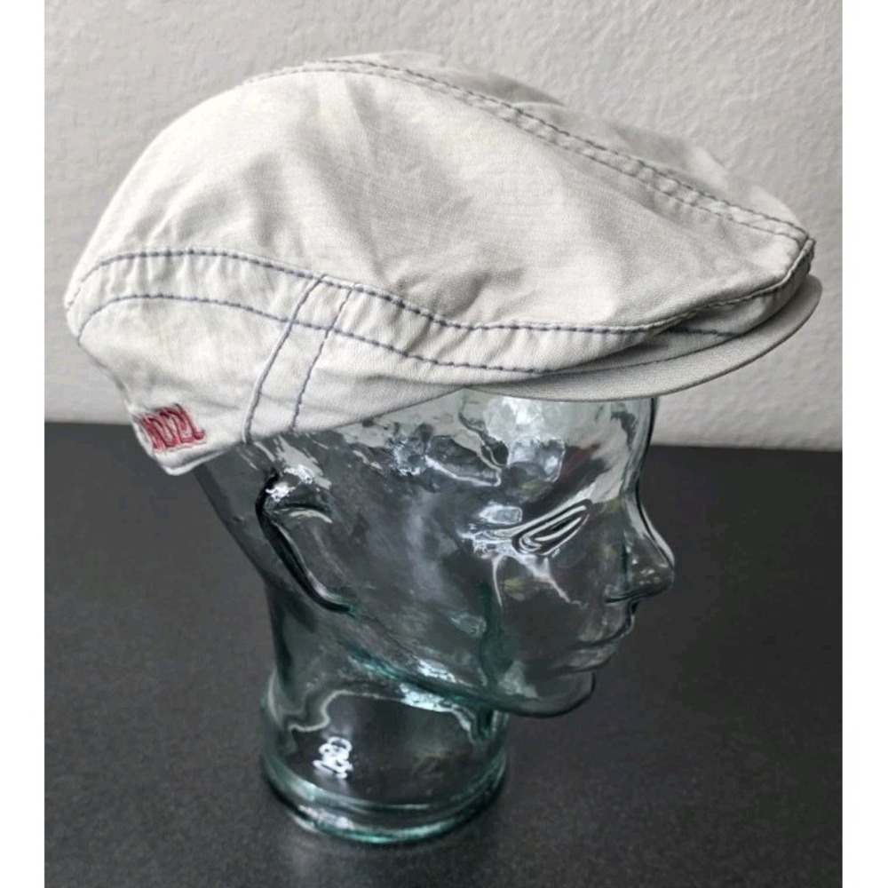 Vintage Diesel Baretta Newsboy Cap Hat Men 11 Cabbie Classic Gray Beige Flat